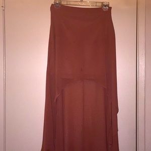 Forever 21 tan skirt